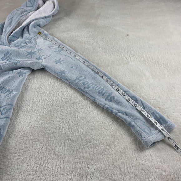 Harry Potter Wizarding World Fleece Lounge Hoodie Womens Size XS Blue Soft Cozy - Picture 7 of 12